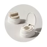 Chipolino Step 2 detská postieľka a schodík – latte