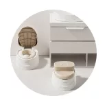 Chipolino Step 2 detská postieľka a schodík – latte