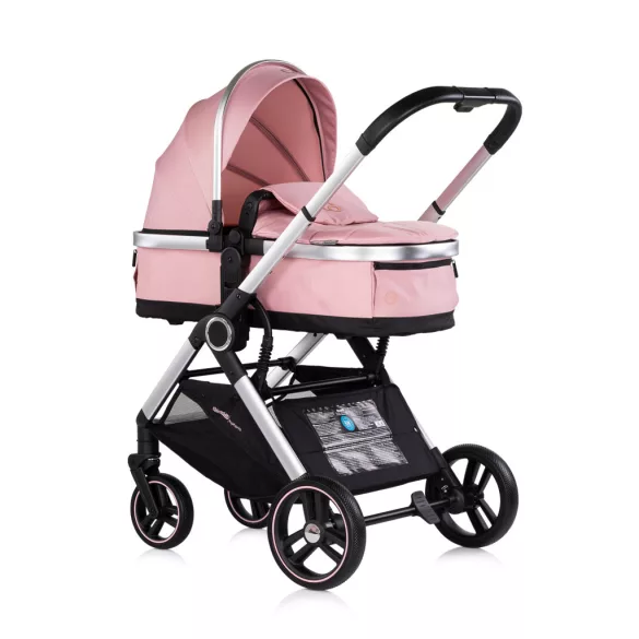 Chipolino Euphoria 3 v 1 kočík pre novorodencov – Powder pink