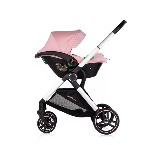 Chipolino Euphoria 3 v 1 kočík pre novorodencov – Powder pink