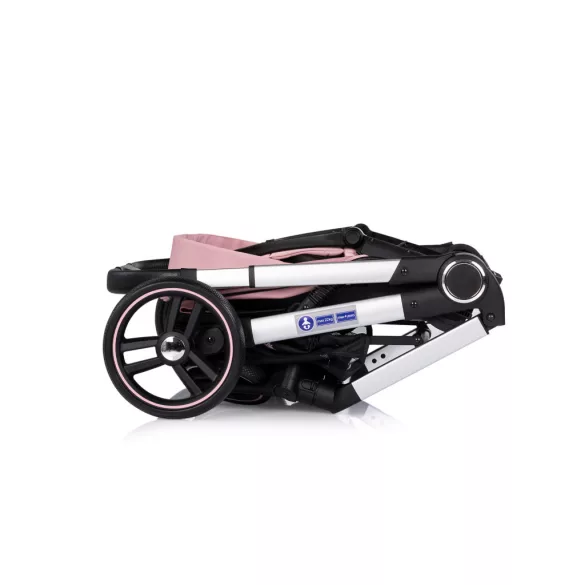 Chipolino Euphoria 3 v 1 kočík pre novorodencov – Powder pink