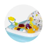 Chipolino Baby Steps hudobný detský chodítko - Blue