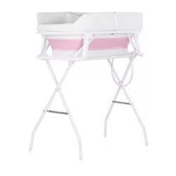   Chipolino Sonata vaňa + stojan s prebaľovacou doskou - Pink