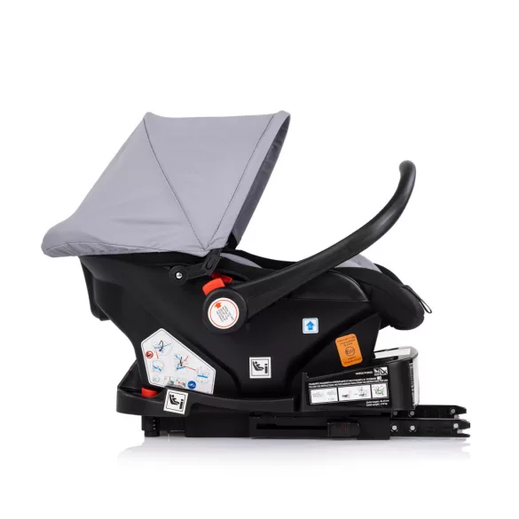 Chipolino Amore autosedačka s adaptérom 40–87 cm – Platinum