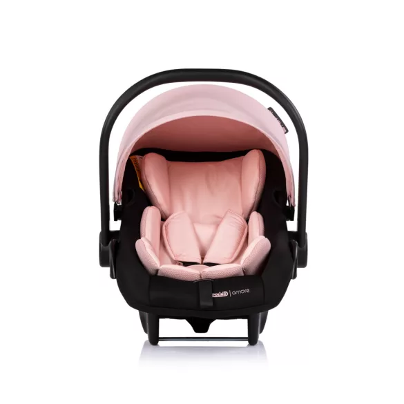 Chipolino Amore autosedačka s adaptérom 40–87 cm – Pink powder