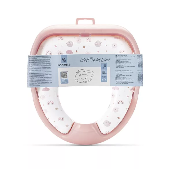 Lorelli polstrovaná redukcia na WC – Planets Pink