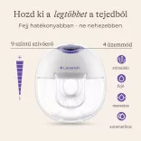 Prenosná odsávačka mlieka Lansinoh – 4-fázová, jednoduchá + DARČEK 25 ks vrecúšok na materské mlieko Lansinoh