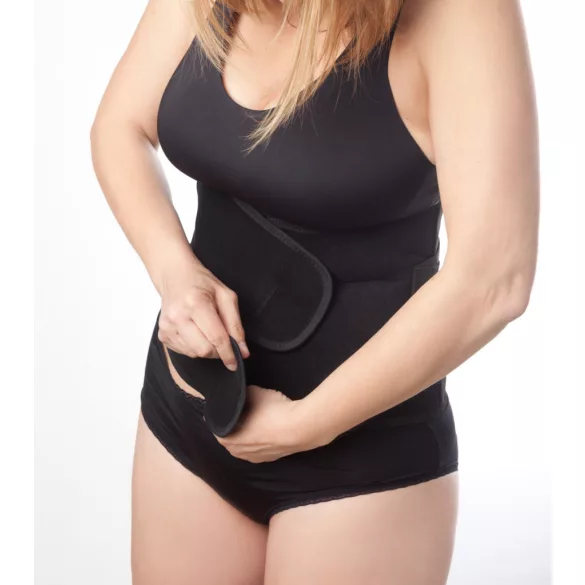 MomCare Popôrodný pás – čierny XL