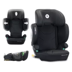   Lorelli Growgo 100–150 cm skladateľná detská autosedačka i-Size s upevnením Isofix – Black