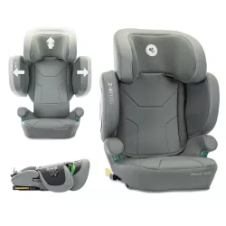   Lorelli Growgo 100–150 cm skladateľná detská autosedačka i-Size s upevnením Isofix – zelená