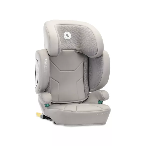 Lorelli Growgo 100–150 cm skladateľná detská autosedačka i-Size s upevnením Isofix – šedá