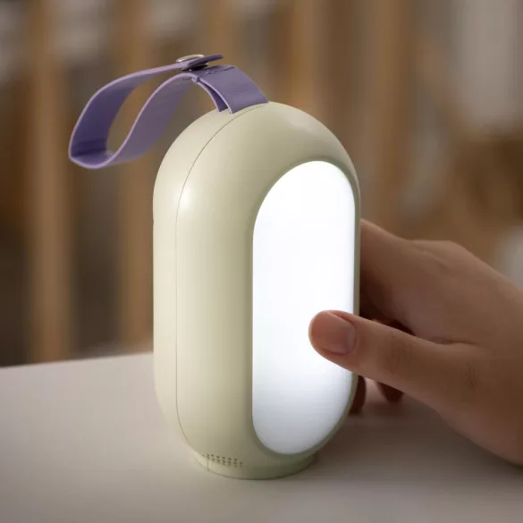 ClevaMama zariadenie na podporu spánku s reiki zvukmi, ružovým šumom a náladovým osvetlením