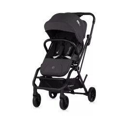   Športový kočík Chipolino Go Twist s otočným sedadlom o 360° – Charcoal