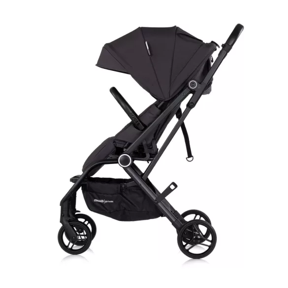 Športový kočík Chipolino Go Twist s otočným sedadlom o 360° – Charcoal