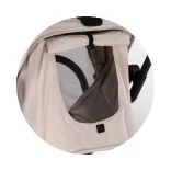 Športový kočík Chipolino Go Twist s otočným sedadlom o 360° – Latte
