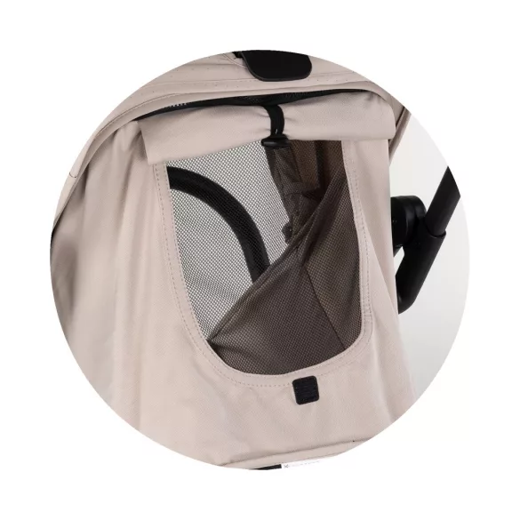 Športový kočík Chipolino Go Twist s otočným sedadlom o 360° – Latte