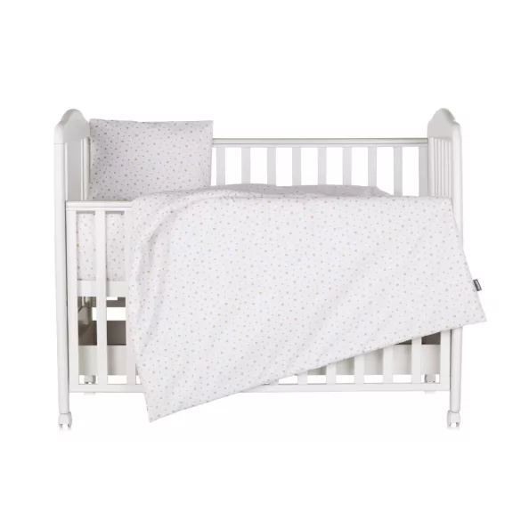 Chipolino 5-dielna sada posteľnej bielizne – Beige stars