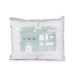 Chipolino 9-dielna sada posteľnej bielizne s obliečkou na perinu 60/120 – Grey stars