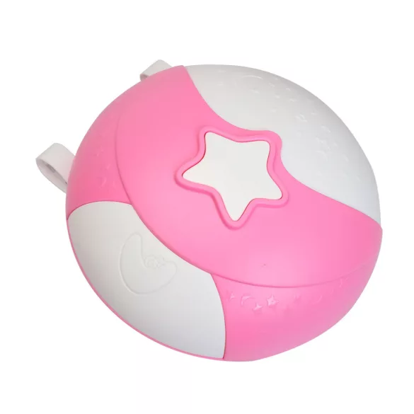 Chipolino Multifunkčná nočná lampička – Star pink