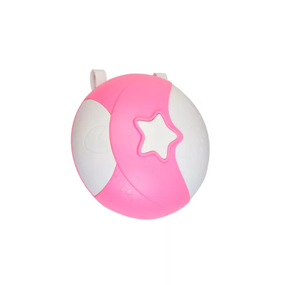 Chipolino Multifunkčná nočná lampička – Star pink