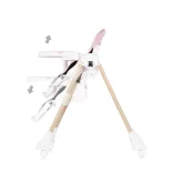 Multifunkčná detská stolička Chipolino Candy Shop – Powder pink