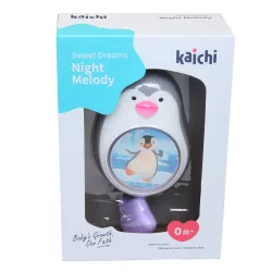 Detská hudobná skrinka Chipolino – Pinguin pink
