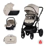 Chipolino Imperium 3 v 1 kočík pre novorodencov – Cashmere