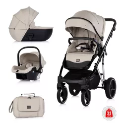   Chipolino Imperium 3 v 1 kočík pre novorodencov – Cashmere