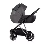 Chipolino Imperium 3 v 1 kočík pre novorodencov – Charcoal