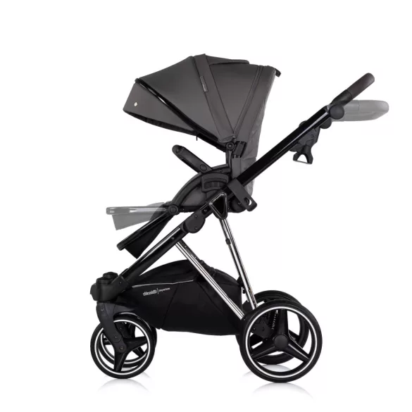 Chipolino Imperium 3 v 1 kočík pre novorodencov – Charcoal