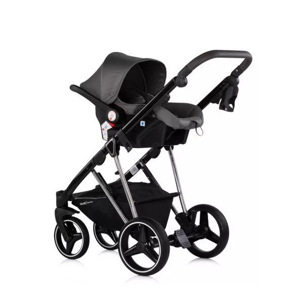 Chipolino Imperium 3 v 1 kočík pre novorodencov – Charcoal