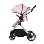 Detský kočík Chipolino Pearl 2 v 1 s športovou časťou, ktorú možno premeniť na kolísku – Powder pink