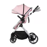 Detský kočík Chipolino Pearl 2 v 1 s športovou časťou, ktorú možno premeniť na kolísku – Powder pink