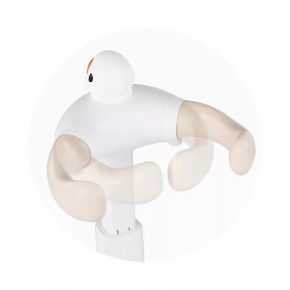 Chipolino Duck sprchový stojan – biely/béžový