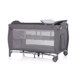 Multifunkčná cestovná postieľka Chipolino Bella – Charcoal