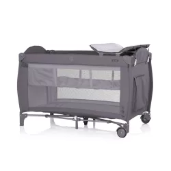   Multifunkčná cestovná postieľka Chipolino Bella – Charcoal