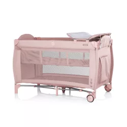   Multifunkčná cestovná postieľka Chipolino Bella – Pink powder
