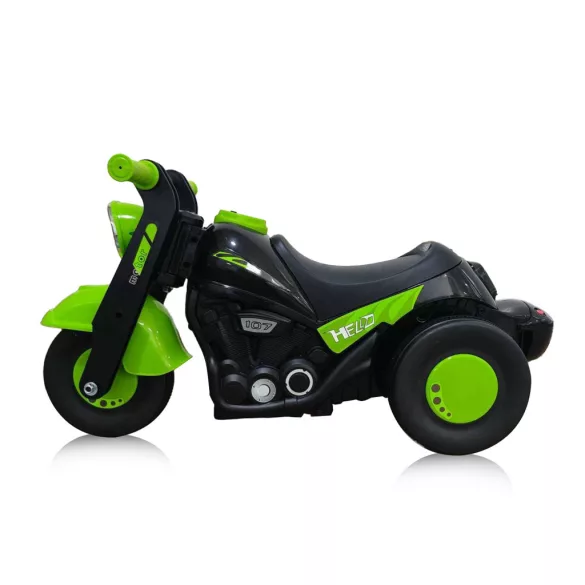 Chipolino Bubble Rider hudobný motocykel – zelený
