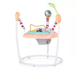 Chipolino Jumpy Car pružinová hojdačka – ružová