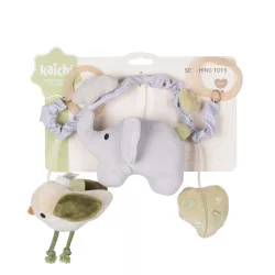  Chipolino detská hračka na kočík a detskú postieľku – Elephant