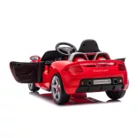 Elektrické autíčko Chipolino Porsche Carrera GT – červené