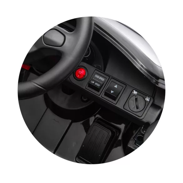 Elektrické autíčko Chipolino Porsche Carrera GT LUX – čierne