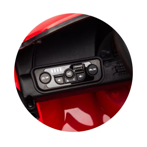 Elektrické autíčko Chipolino Porsche Carrera GT LUX – červené