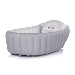   Chipolino Baby Cloud nafukovacia detská vaňa s pumpou – Grey