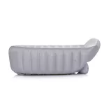 Chipolino Baby Cloud nafukovacia detská vaňa s pumpou – Grey