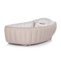   Chipolino Baby Cloud nafukovacia detská vaňa s pumpou – Latte