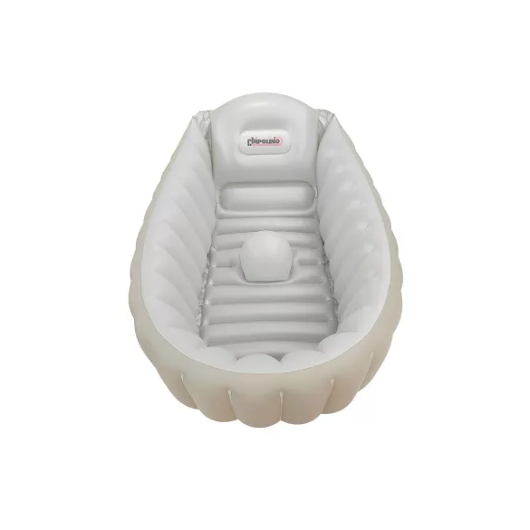 Chipolino Baby Cloud nafukovacia detská vaňa s pumpou – Latte