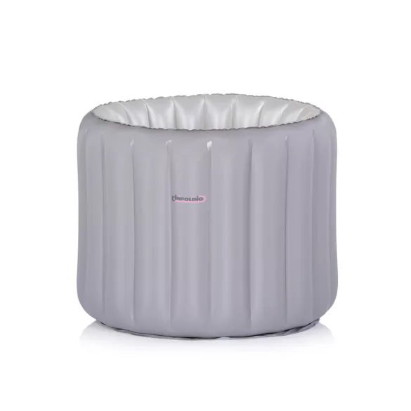 Chipolino Bubble Nest nafukovacia detská vaňa s pumpou – Grey