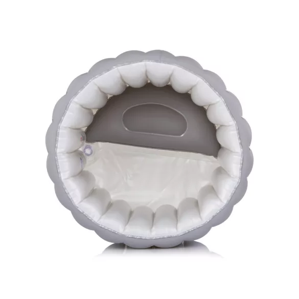 Chipolino Bubble Nest nafukovacia detská vaňa s pumpou – Grey