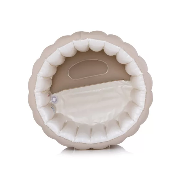 Chipolino Bubble Nest nafukovacia detská vaňa s pumpou – Latte